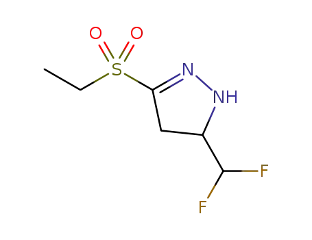 3-(ethylsulfonyl)-5-(difluoromethyl)-4,5-dihydro-1H-pyrazole