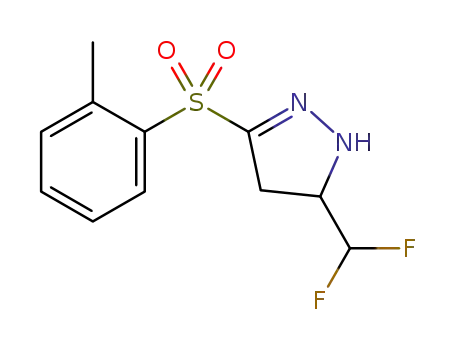 5-(difluoromethyl)-3-(o-tolylsulfonyl)-4,5-dihydro-1H-pyrazole