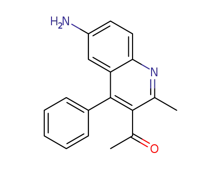 1-(2-methyl-6-amino-4-phenylquinolin-3-yl)ethanone