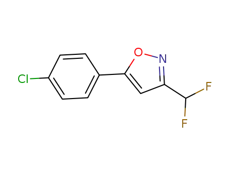 5-(4-chlorophenyl)-3-(difluoromethyl)isoxazole