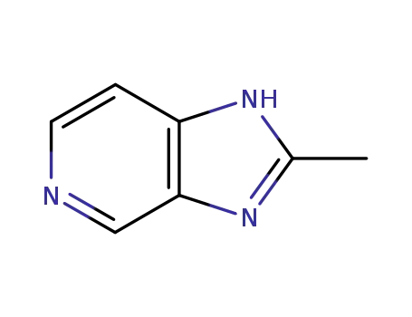 Molecular Structure of 63604-59-1 (2-METHYLIMIDAZO[4,5-C]PYRIDINE)