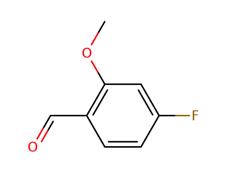 Molecular Structure of 450-83-9 (4-FLUORO-2-METHOXYBENZALDEHYDE)
