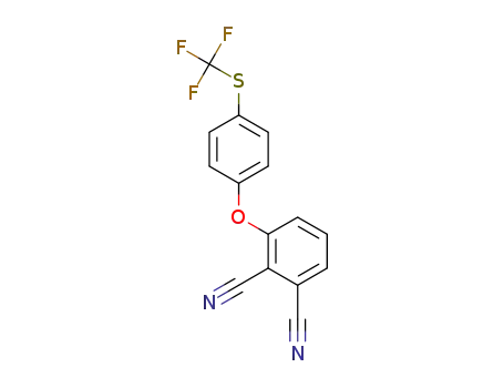 3-(4-(trifluoromethylthio)phenoxy)phthalonitrile