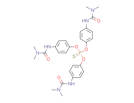 tri[p-(dimethylcarbamoylamino)phenyl]thiophosphate