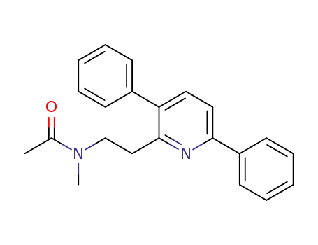 N-(2-(3,6-diphenylpyridin-2-yl)ethyl)-N-methylacetamide