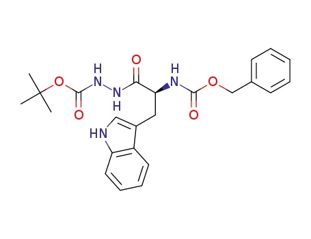 tert-butyl 2-(((benzyloxy)carbonyl)-L-tryptophyl)hydrazine-1-carboxylate