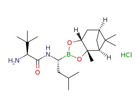 (S)-2-amino-3,3-dimethyl-N-((R)-3-methyl-1-((3aS,4S,6S,7aR)-3a,5,5-trimethylhexahydro-4,6-methanobenzo[d][1,3,2]dioxaborol-2-yl)butyl)butanamide hydrochloride