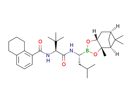 N-((S)-3,3-dimethyl-1-(((R)-3-methyl-1-((3aS,4S,6S,7aR)-3a,5,5-trimethylhexahydro-4,6-methanobenzo[d][1,3,2]dioxaborol-2-yl)butyl)amino)-1-oxobutan-2-yl)-5,6,7,8-tetrahydronaphthalene-1-carboxamide