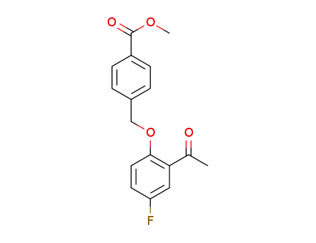 methyl 4-((2-acetyl-4-fluorophenoxy)methyl)benzoate