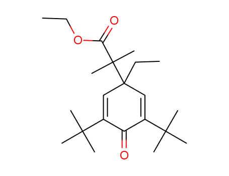 ethyl 2-(3,5-di-tert-butyl-1-ethyl-4-oxocyclohexa-2,5-dien-1-yl)-2-methylpropanoate