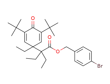 4-bromobenzyl 2-(3,5-di-tert-butyl-1-ethyl-4-oxocyclohexa-2,5-dien-1-yl)-2-ethylbutanoate