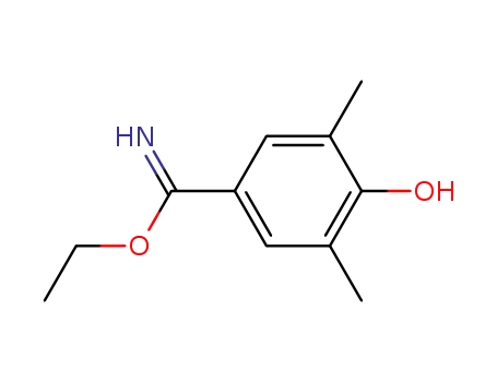 4-hydroxy-3,5-dimethyl-benzimidic acid ethyl ester