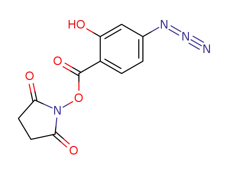 Benzoic acid,4-azido-2-hydroxy-, 2,5-dioxo-1-pyrrolidinyl ester
