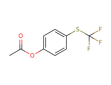 4-((trifluoromethyl)thio)phenyl acetate