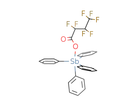 tetraphenylantimony heptafluorobutanate
