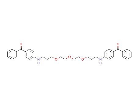 ((((Oxybis(ethane-2,1-diyl))bis(oxy))bis(propane-3,1-diyl))(bis(azanediyl))bis(3,1-phenylene))bis(phenylmethanone)