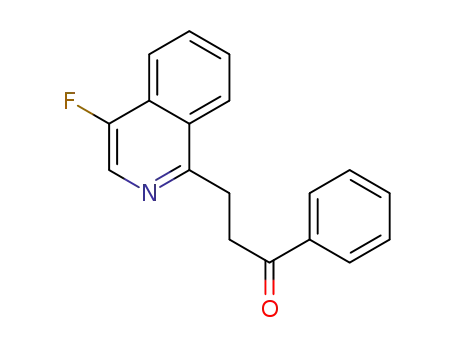 3-(4-fluoroisoquinolin-1-yl)-1-phenylpropan-1-one