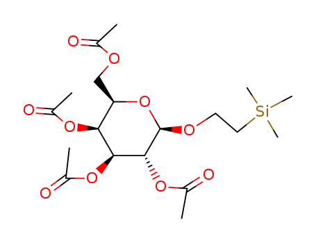 2'-trimethylsilylethanyl 2,3,4,6-tetra-O-acetyl-β-D-galactopyranoside