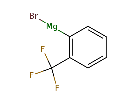 Molecular Structure of 395-47-1 (2-TRIFLUOROMETHYLPHENYL MAGNESIUM BROMIDE			)