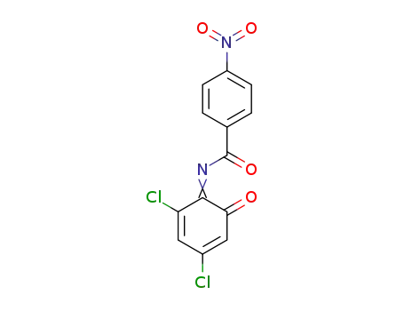 N-(2,4-dichloro-6-oxo-2,4-cyclohexadien-1-ylidene)-4-nitrobenzamide