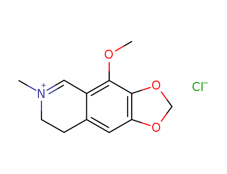 7,8-dihydro-4-methoxy-6-methyl-1,3-dioxolo[4,5-g]isoquinolinium chloride