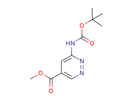 methyl 6-(tert-butoxycarbonylamino)pyridazine-4-carboxylate