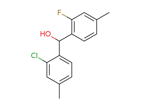 2-chloro-2’-fluoro-4,4’-dimethylbenzhydrol