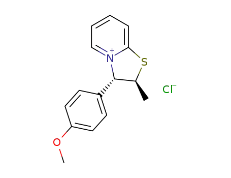 trans-3-(4-methoxyphenyl)-2-methyl-2H,3H-thiazolo[3,2-]pyridin-4-ium chloride