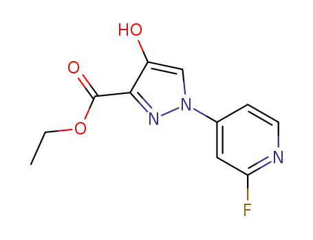 ethyl 1-(2-fluoropyridin-4-yl)-4-hydroxy-1H-pyrazole-3-carboxylate