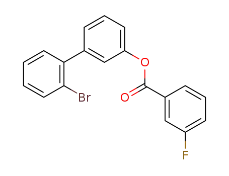 2'-bromo-[1,1'-biphenyl]-3-yl 3-fluorobenzoate