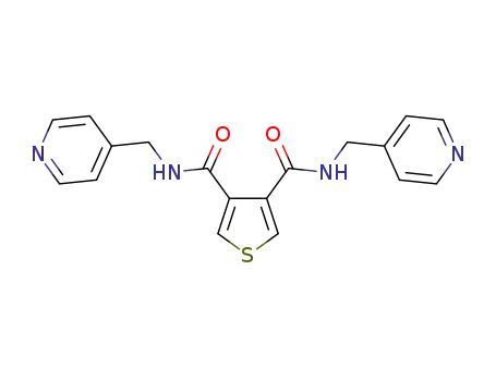 N3,N4-bis(pyridin-4-ylmethyl)thiophene-3,4-dicarboxamide