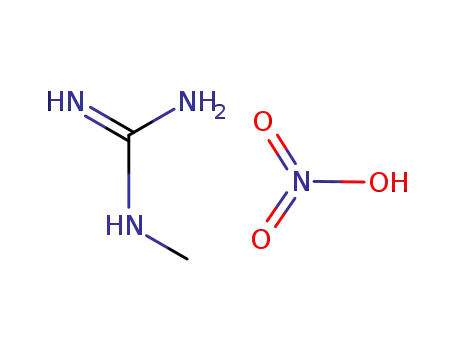 Molecular Structure of 546-82-7 (METHYLGUANIDINENITRATE)