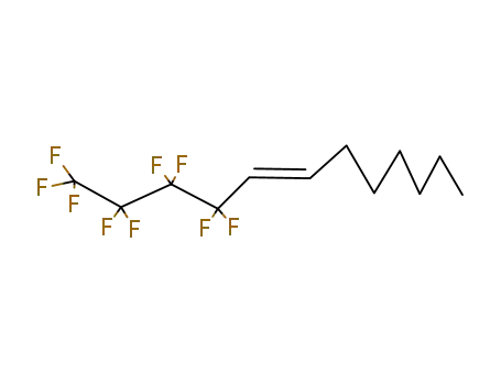 Molecular Structure of 113999-54-5 (5-Dodecene, 1,1,1,2,2,3,3,4,4-nonafluoro-, (E)-)
