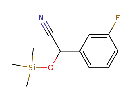 2-(3-fluorophenyl)-2-((trimethylsilyl)oxy)acetonitrile
