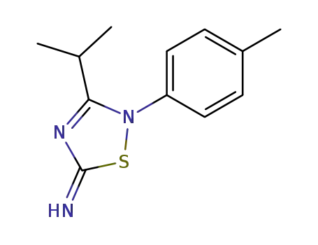3-Isopropyl-2-p-tolyl-2H-[1,2,4]thiadiazol-5-ylideneamine