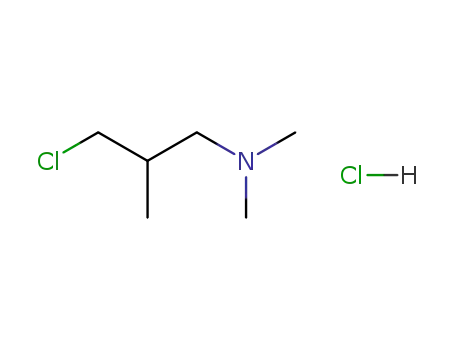 1-Propanamine,3-chloro-N,N,2-trimethyl-, hydrochloride (1:1)