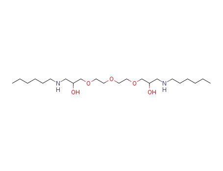 Molecular Structure of 92237-83-7 (11,14,17-Trioxa-7,21-diazaheptacosane-9,19-diol)