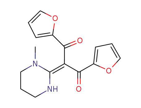1,3-Di-furan-2-yl-2-(1-methyl-tetrahydro-pyrimidin-2-ylidene)-propane-1,3-dione
