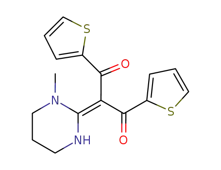 2-(1-Methyl-tetrahydro-pyrimidin-2-ylidene)-1,3-di-thiophen-2-yl-propane-1,3-dione