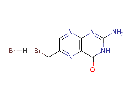 4(1H)-Pteridinone, 2-amino-6-(bromomethyl)-, monohydrobromide