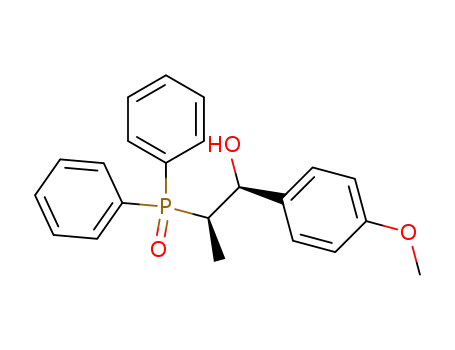 (1R*,2S*)-2-Diphenylphosphinoyl-1-(4-methoxyphenyl)propan-1-ol