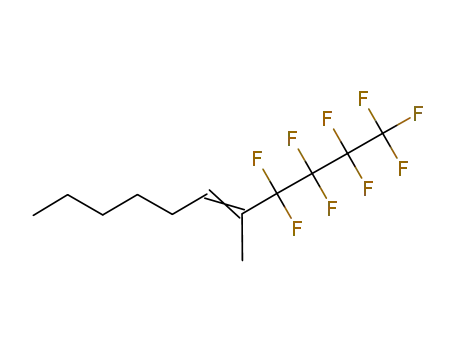 Molecular Structure of 113999-55-6 (5-Undecene, 1,1,1,2,2,3,3,4,4-nonafluoro-5-methyl-)