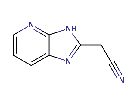 Molecular Structure of 107932-97-8 (2-(2,7,9-triazabicyclo[4.3.0]nona-2,4,8,10-tetraen-8-yl)acetonitrile)