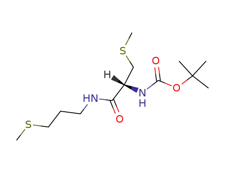 N-(tert-butoxycarbonyl)-S-methyl-(S)-cysteine <3-(methylthio)propyl>amide