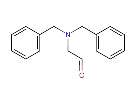 Molecular Structure of 106889-84-3 (Acetaldehyde, [bis(phenylmethyl)amino]-)