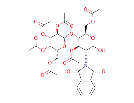 O-(2,3,4,6-Tetra-O-acetyl-β-D-galactopyranosyl)-(1->4)-3,6-di-O-acetyl-2-desoxy-2-phthalimido-D-glucopyranose