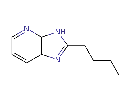 Molecular Structure of 68175-10-0 (1H-Imidazo[4,5-b]pyridine, 2-butyl-)