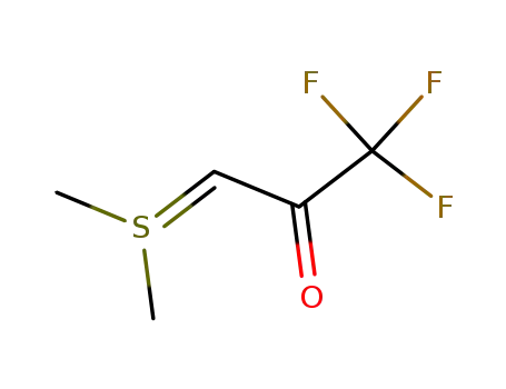 Molecular Structure of 104917-77-3 (Sulfonium, dimethyl-, 3,3,3-trifluoro-2-oxopropylide)
