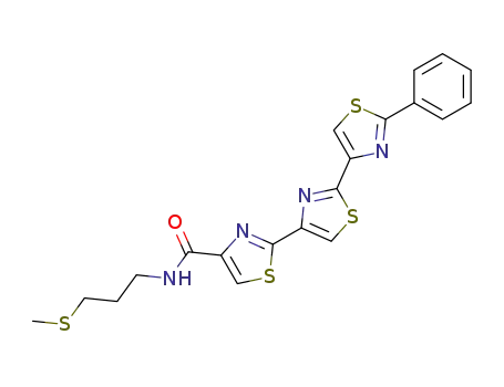 methyl 3-(2''-phenyl-2,4':2',4''-terthiazole-4-carboxamido)propyl sulfide