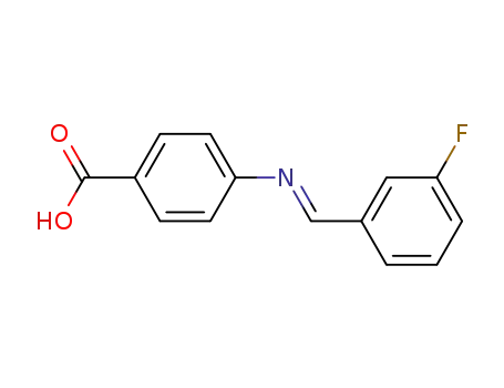 4-{[1-(3-Fluoro-phenyl)-meth-(E)-ylidene]-amino}-benzoic acid